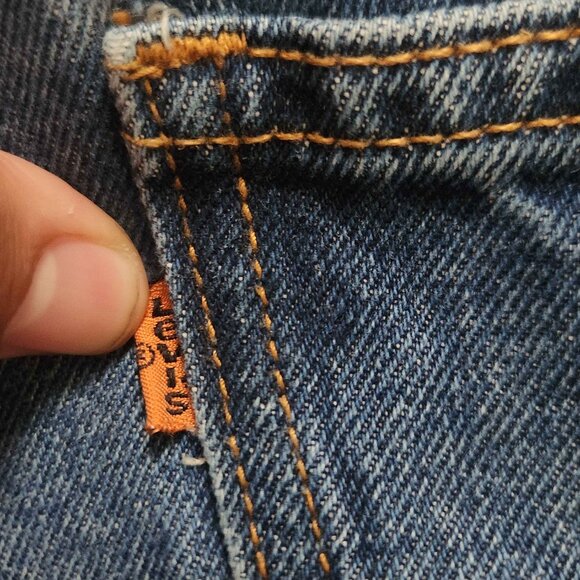 Vintage Levi’s Orange Tab Jeans – Men’s 34x34 Straight Leg - Picture 3 of 7